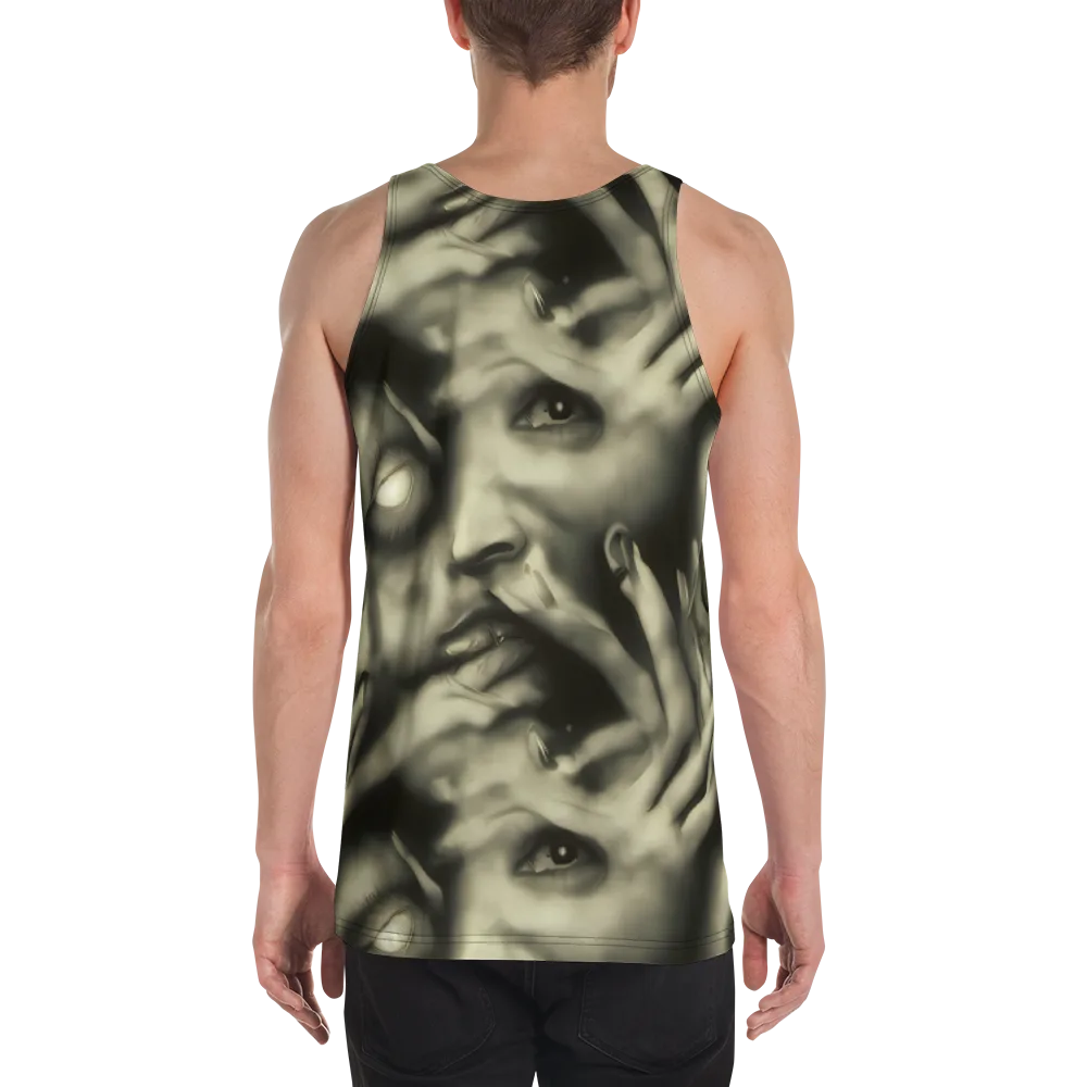Newtonian Whisper on Men's Tank Top — Back
