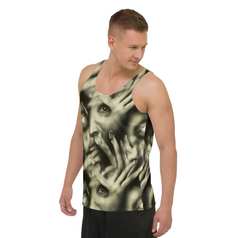 Newtonian Whisper on Men's Tank Top — Left Front