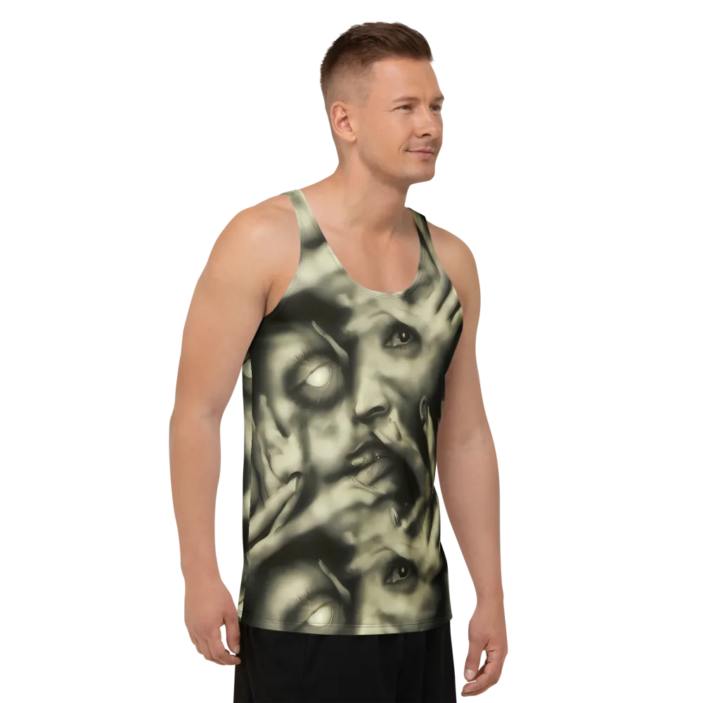 Newtonian Whisper on Men's Tank Top — Right Front