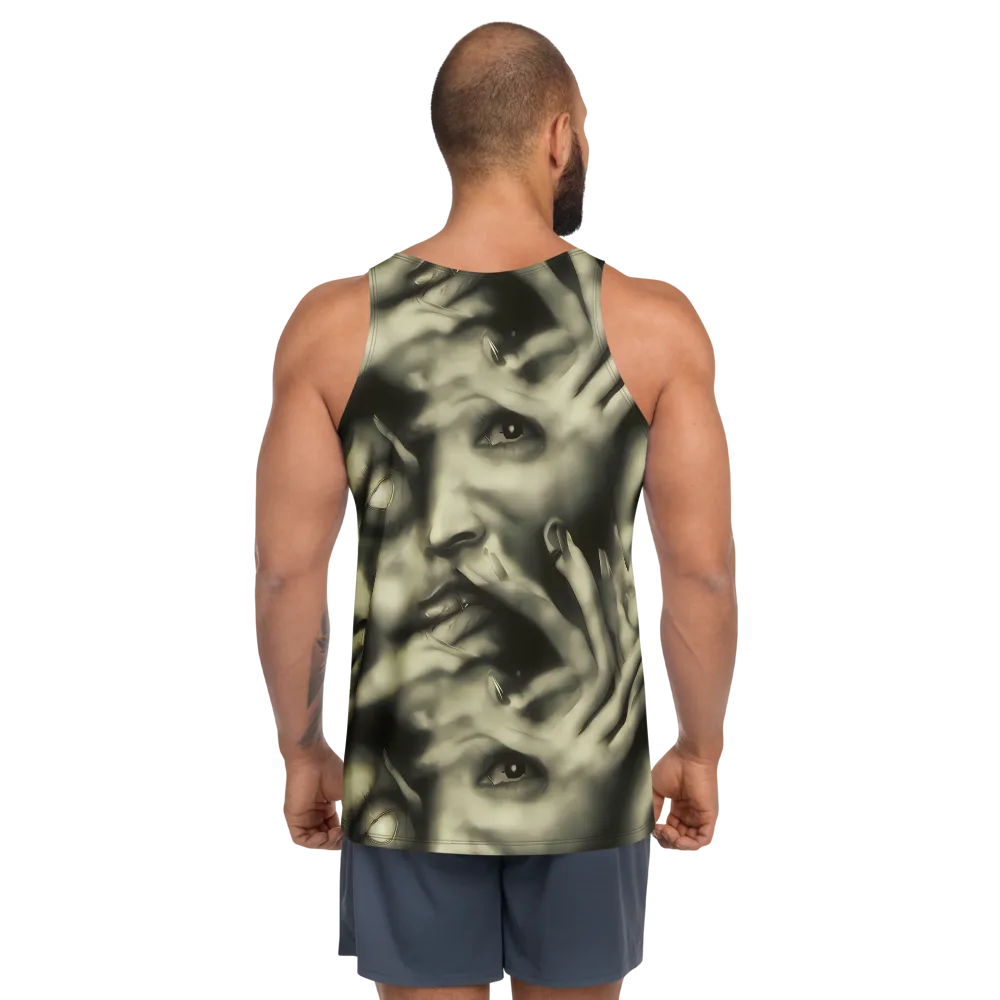Newtonian Whisper on Men's Tank Top — Back
