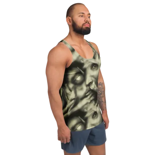 Newtonian Whisper on a Men's Tank Top