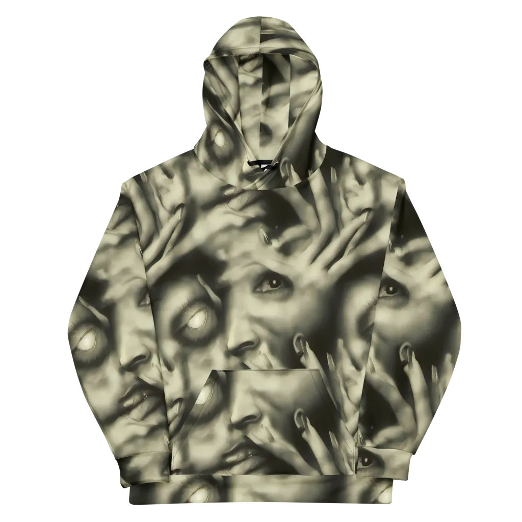 Newtonian Whisper on Cotton Hoodie — Front