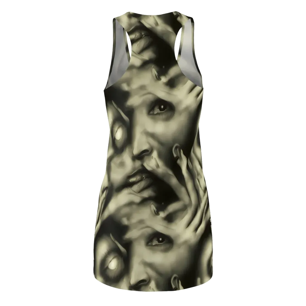 Newtonian Whisper on Racerback Dress — Back