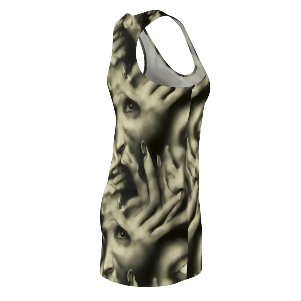 Newtonian Whisper on Racerback Dress — Back Side