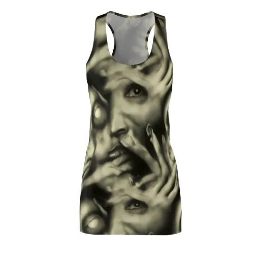 Newtonian Whisper on a Racerback Dress