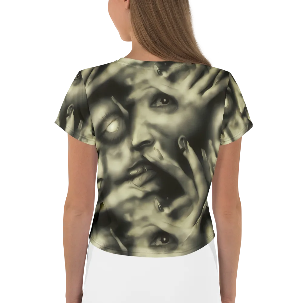 Newtonian Whisper on Crop Tee — Back