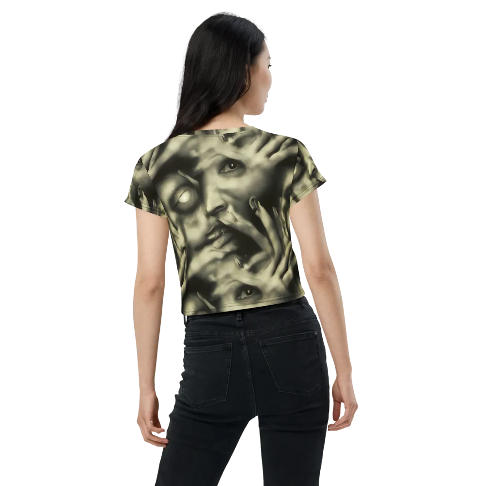 Newtonian Whisper on Crop Tee — Back