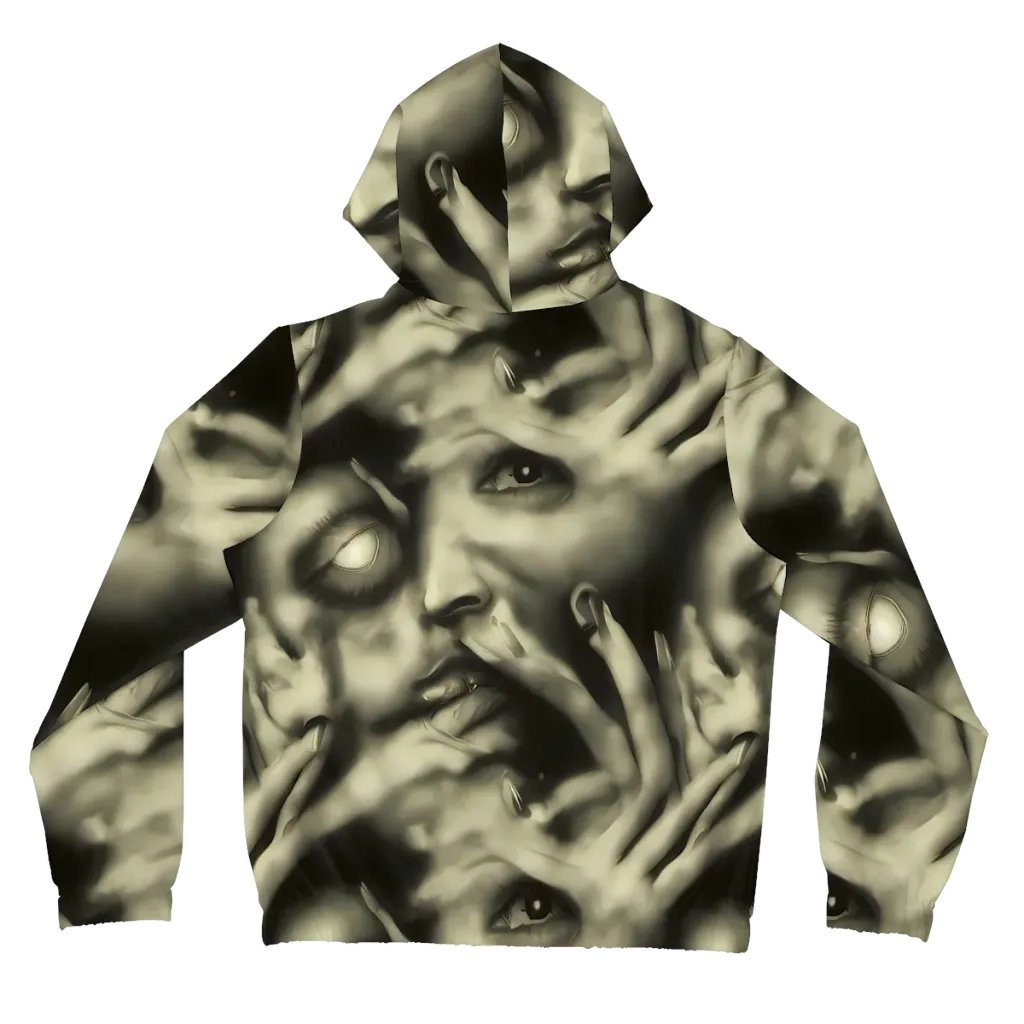 Newtonian Whisper on Women's Full-Zip Hoodie — Back