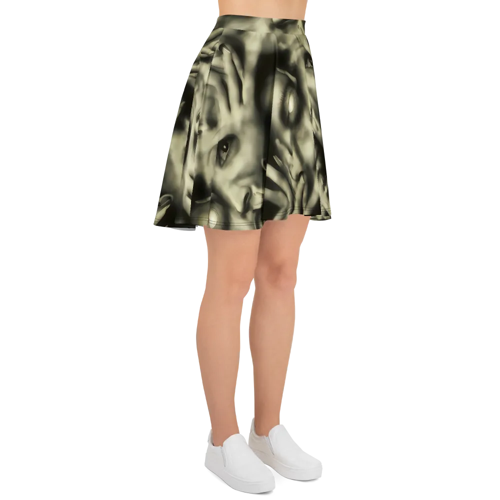 Newtonian Whisper on Skater Skirt — Right