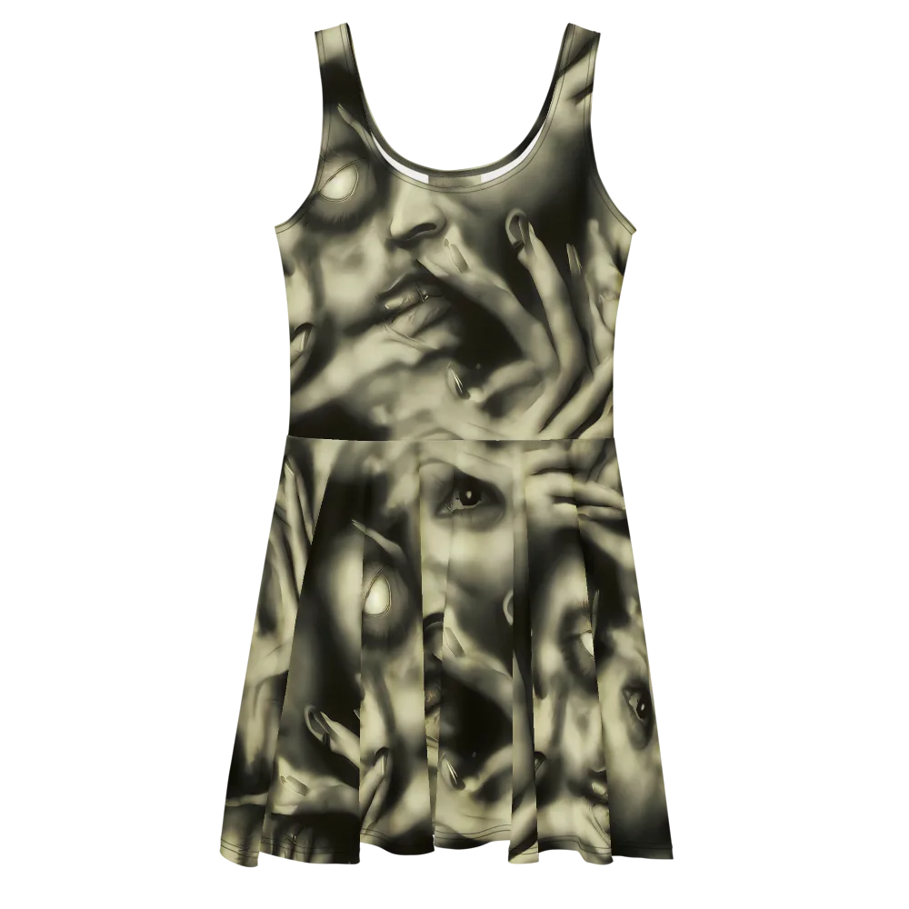 Newtonian Whisper on Skater Dress — Front