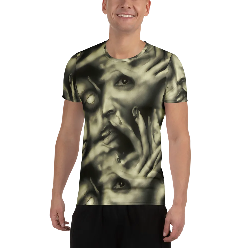 Newtonian Whisper on Men's Athletic T-Shirt — Front