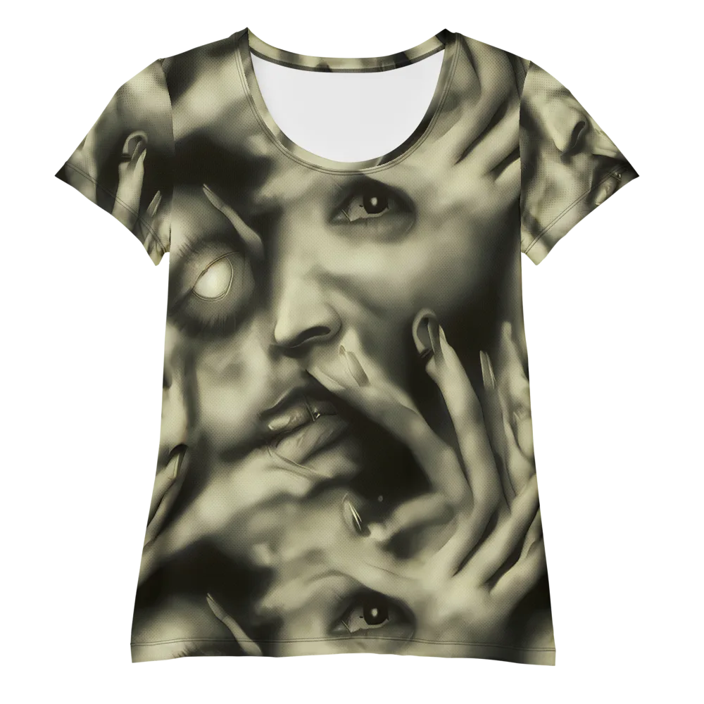Newtonian Whisper on Women's Athletic T-Shirt — Front