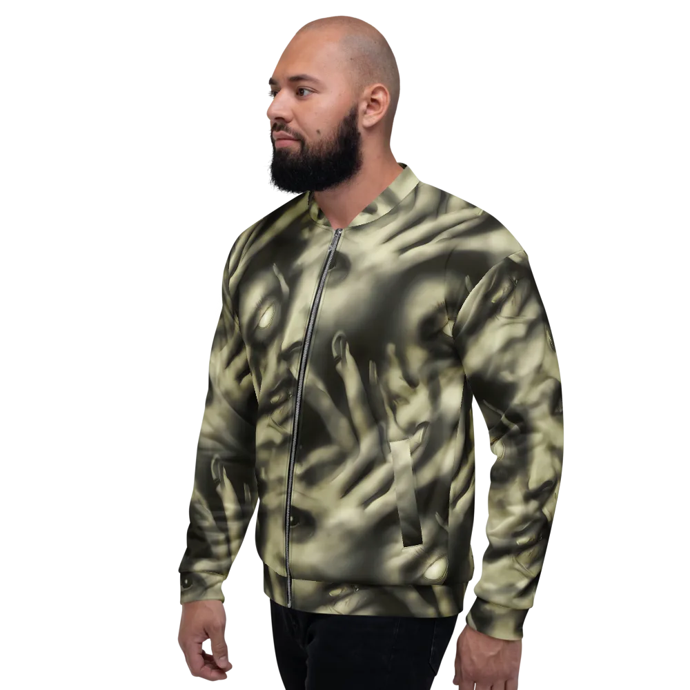 Newtonian Whisper on Bomber Jacket — Left