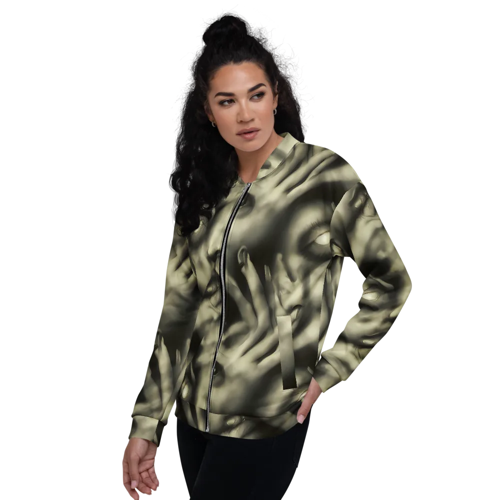 Newtonian Whisper on Bomber Jacket — Left