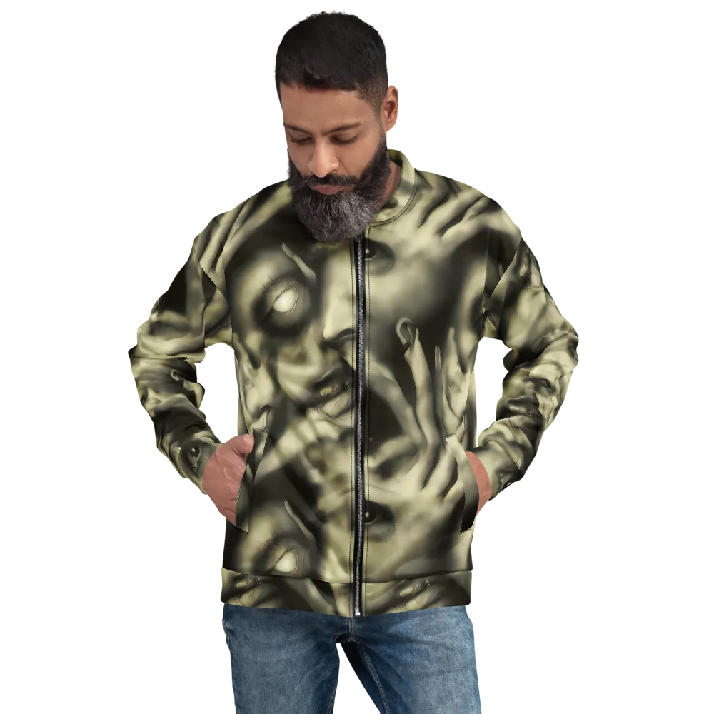 Newtonian Whisper on Bomber Jacket — Front
