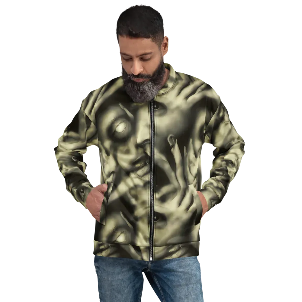 Newtonian Whisper on Bomber Jacket — Front