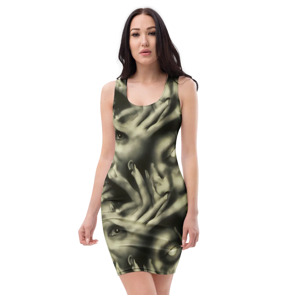 Newtonian Whisper on Bodycon Dress — Front