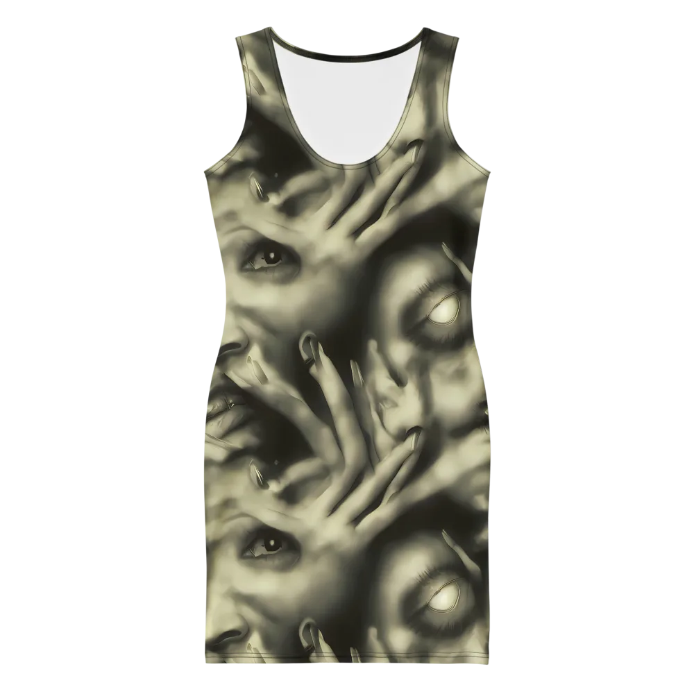 Newtonian Whisper on Bodycon Dress — Front