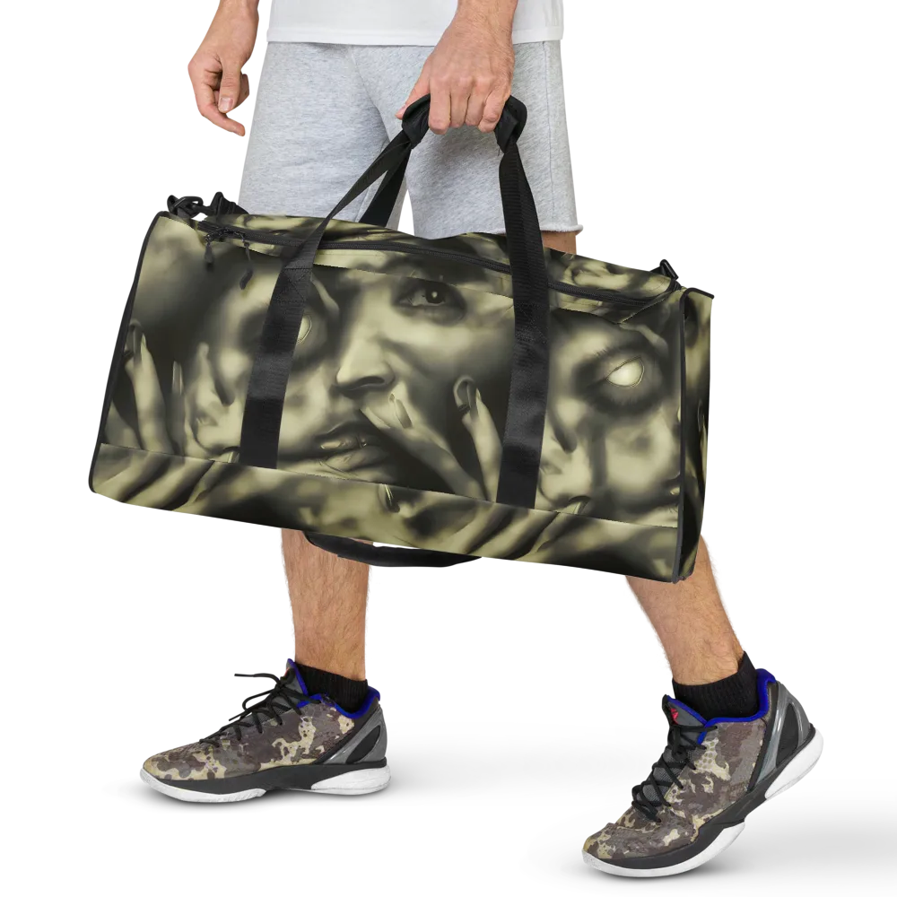 Newtonian Whisper on Duffle Bag — Front