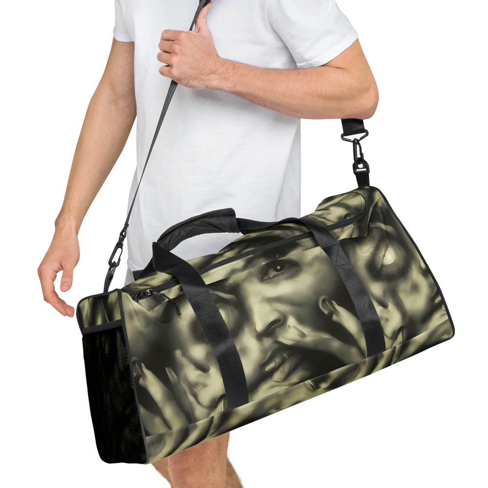 Newtonian Whisper on Duffle Bag — Right Front