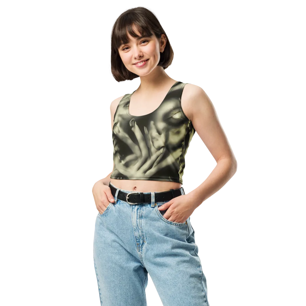 Newtonian Whisper on Crop Top — Front