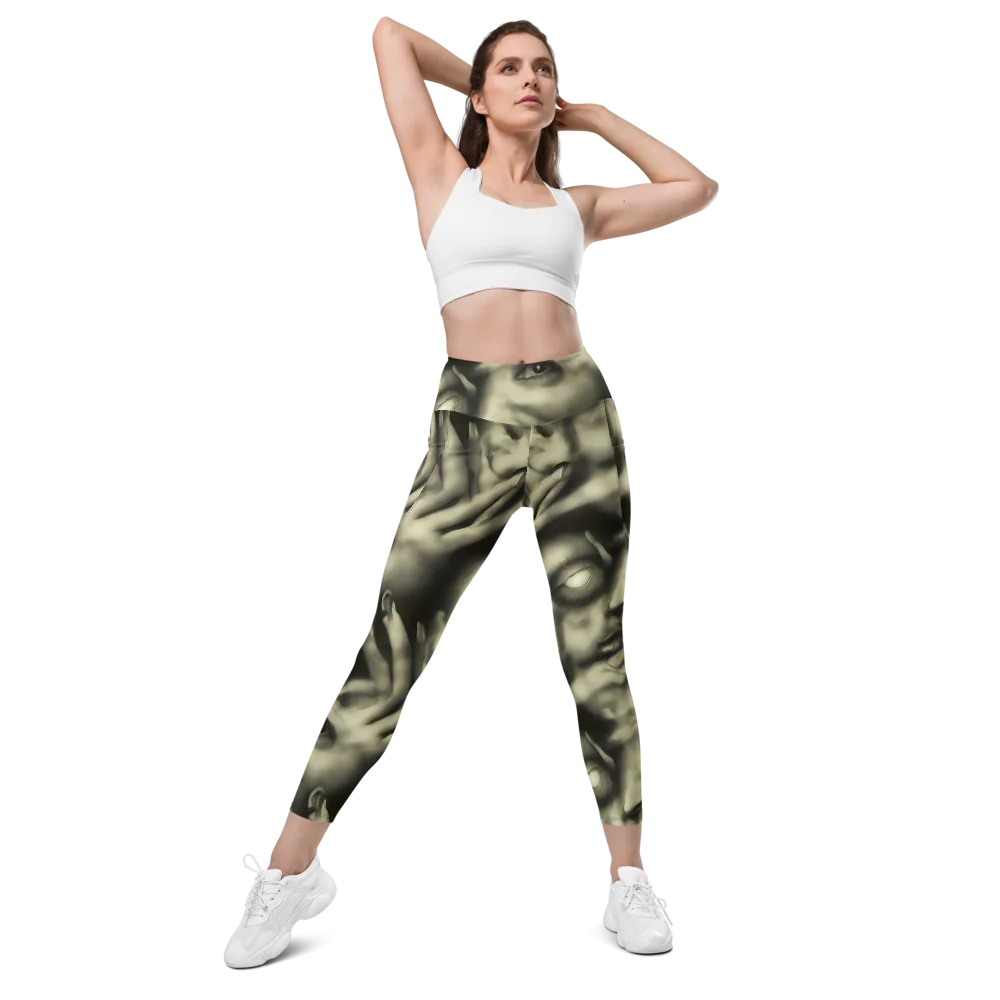 Newtonian Whisper on Leggings with Pockets — Front