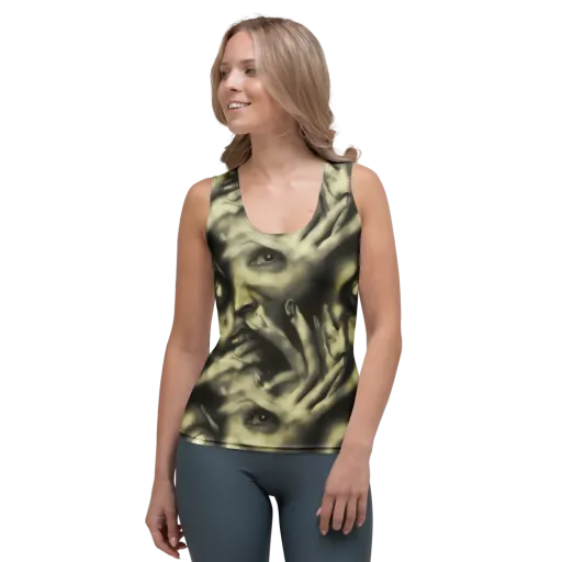 Newtonian Whisper on a Women's Tank Top