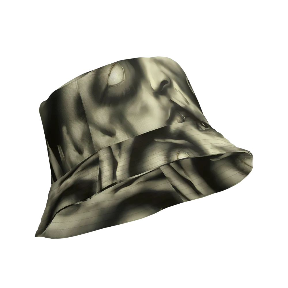 Newtonian Whisper on Reversible Bucket Hat — Product details Outside