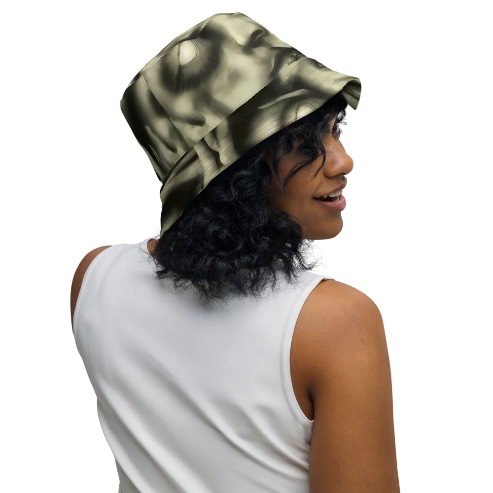 Newtonian Whisper on Reversible Bucket Hat — Right Outside