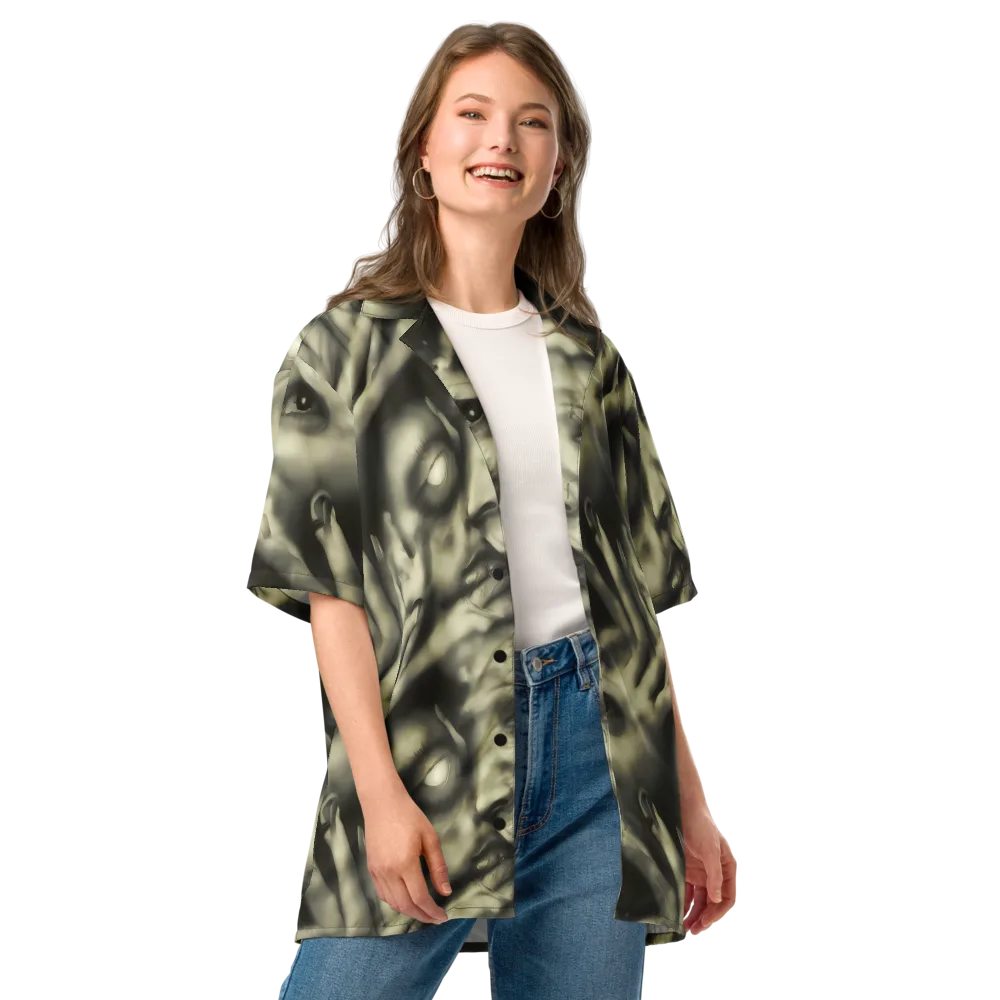 Newtonian Whisper on Button Shirt — Front
