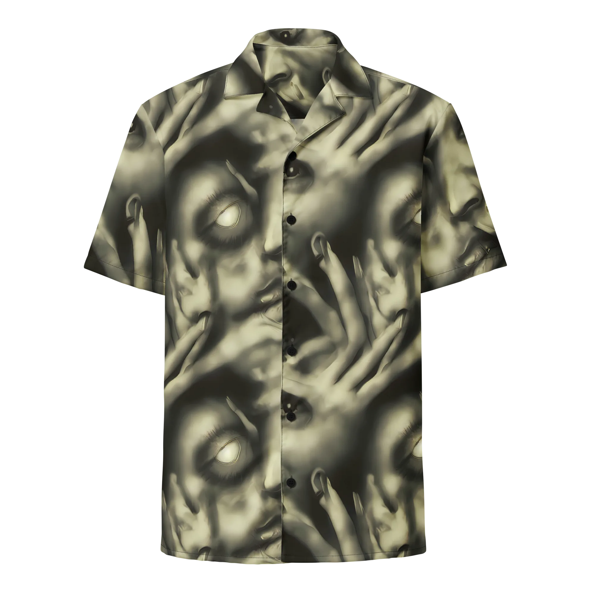Newtonian Whisper on Button Shirt — Front