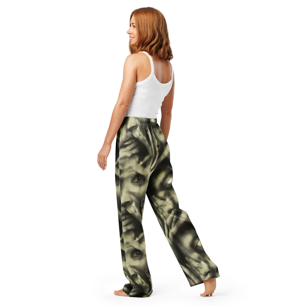 Newtonian Whisper on Women's Pajama Pants — Back