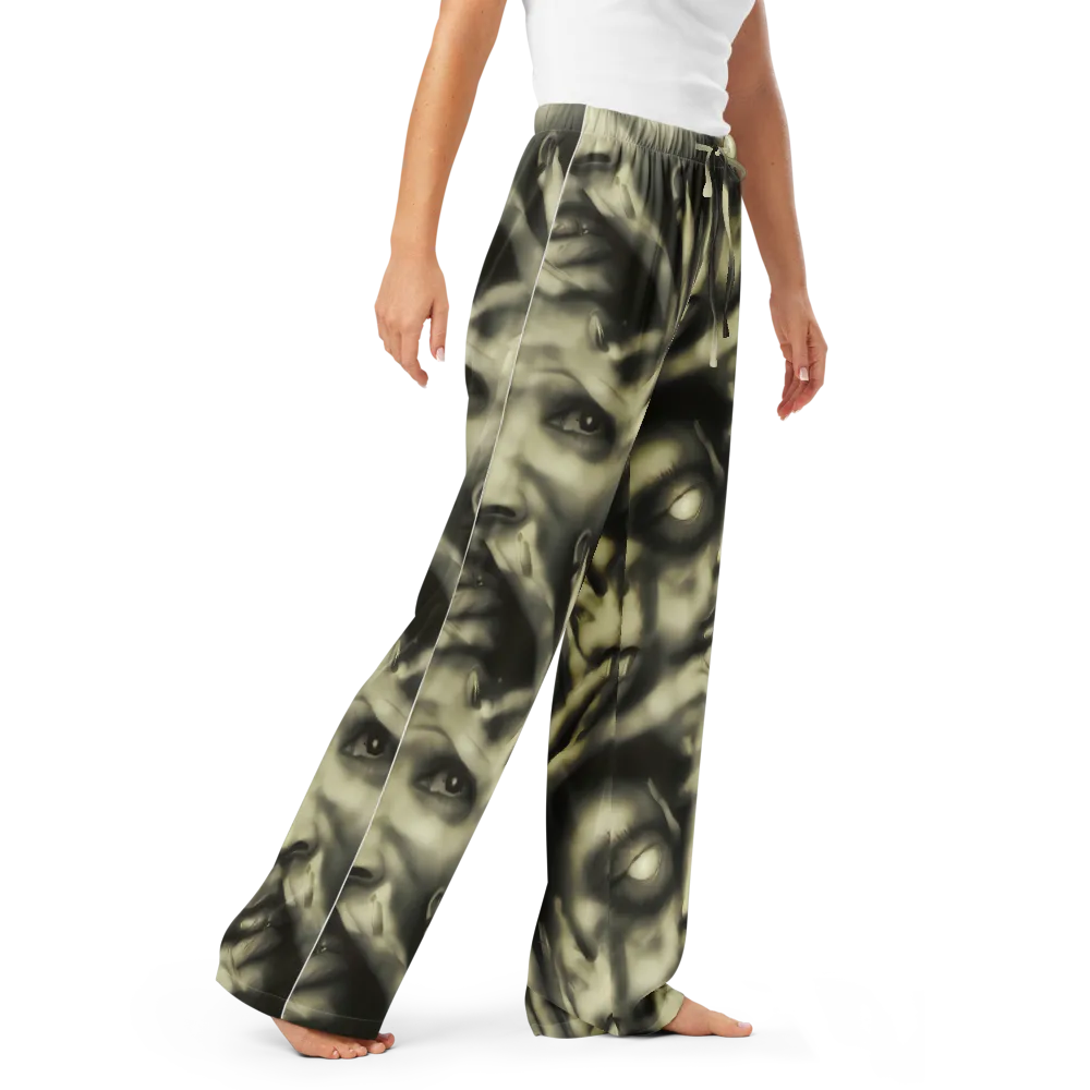 Newtonian Whisper on Women's Pajama Pants — Right Front