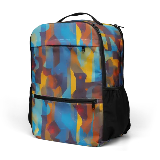 Cubist Dusk on a Utility Backpack