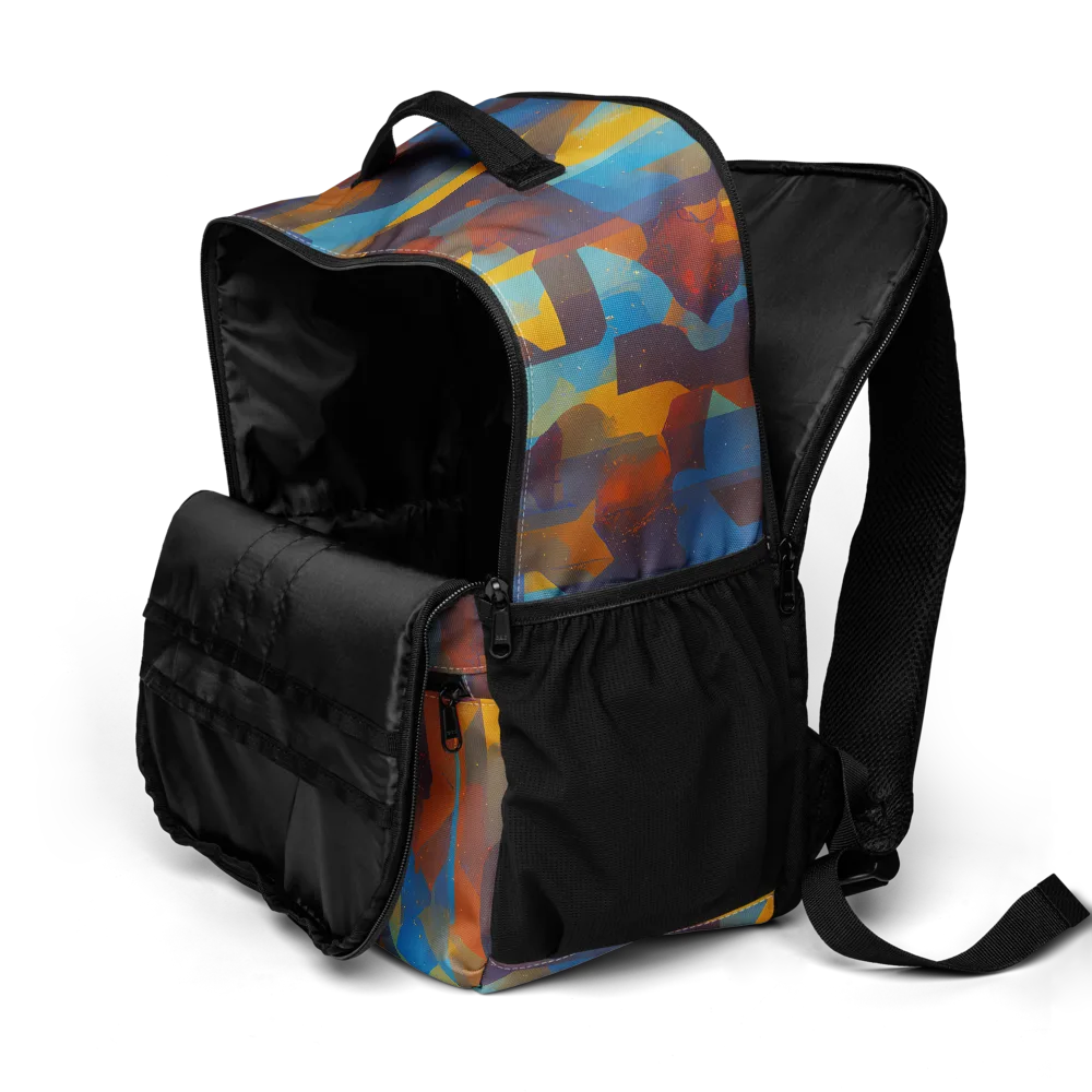 Cubist Dusk on Utility Backpack — Product details 2