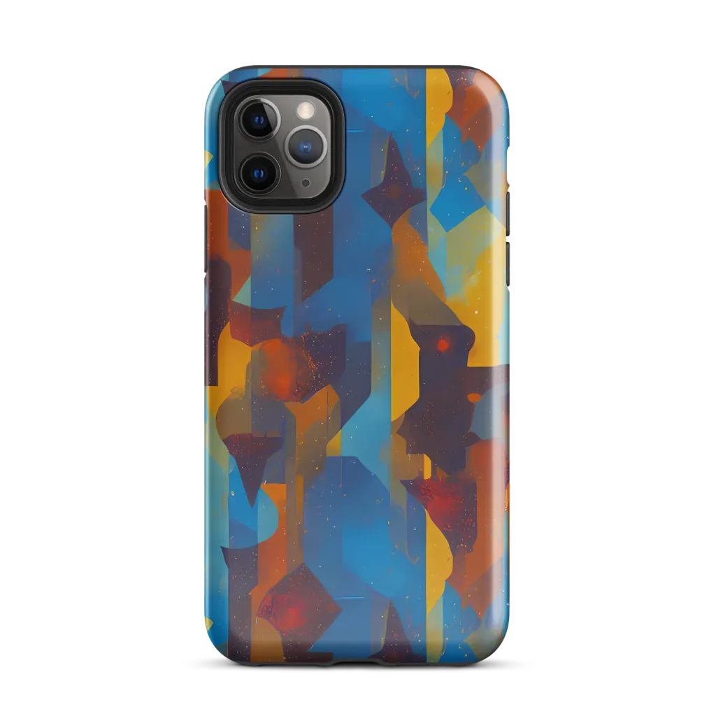Cubist Dusk on Tough Case for iPhone® — Front