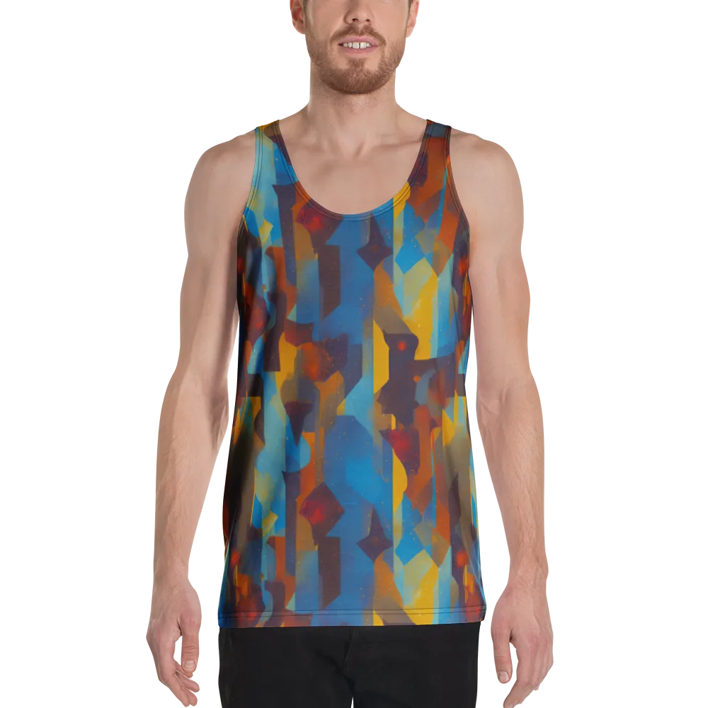Cubist Dusk on Men's Tank Top — Front