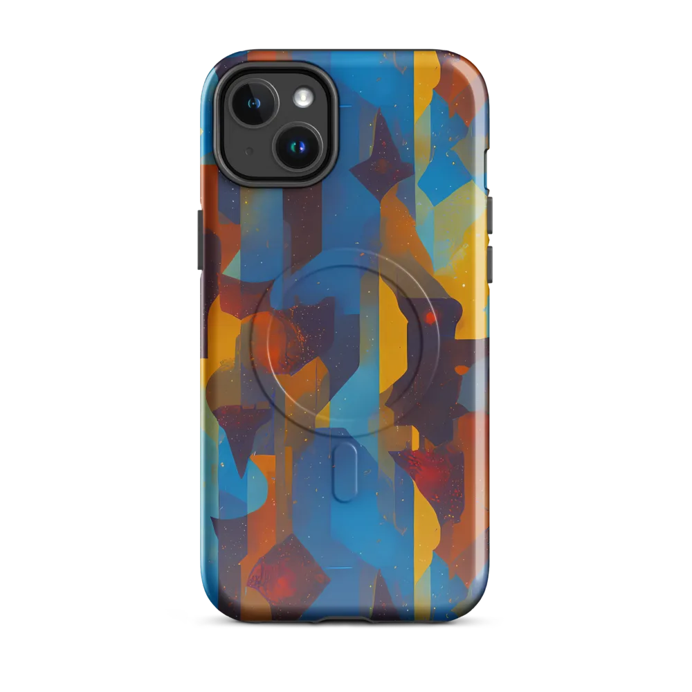 Cubist Dusk on MagSafe Tough Case for iPhone® — Front