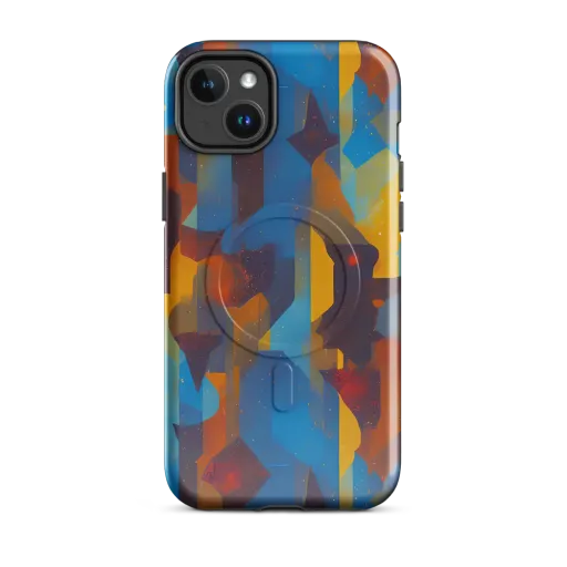 Cubist Dusk on a MagSafe Tough Case for iPhone®