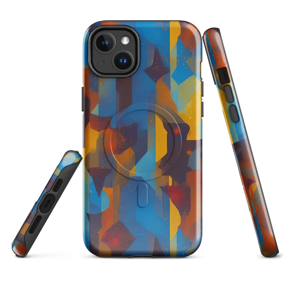 Cubist Dusk on MagSafe Tough Case for iPhone® — Front