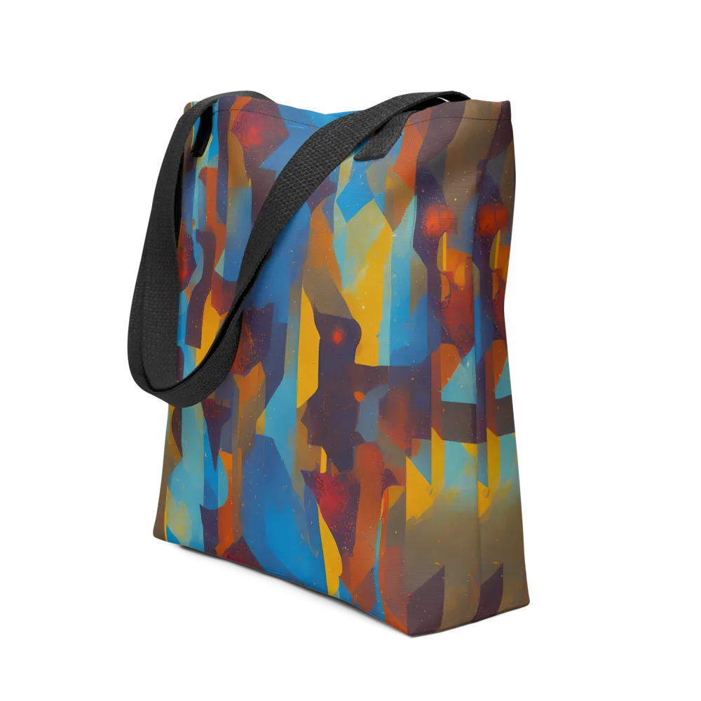 Cubist Dusk on Tote Bag — Front