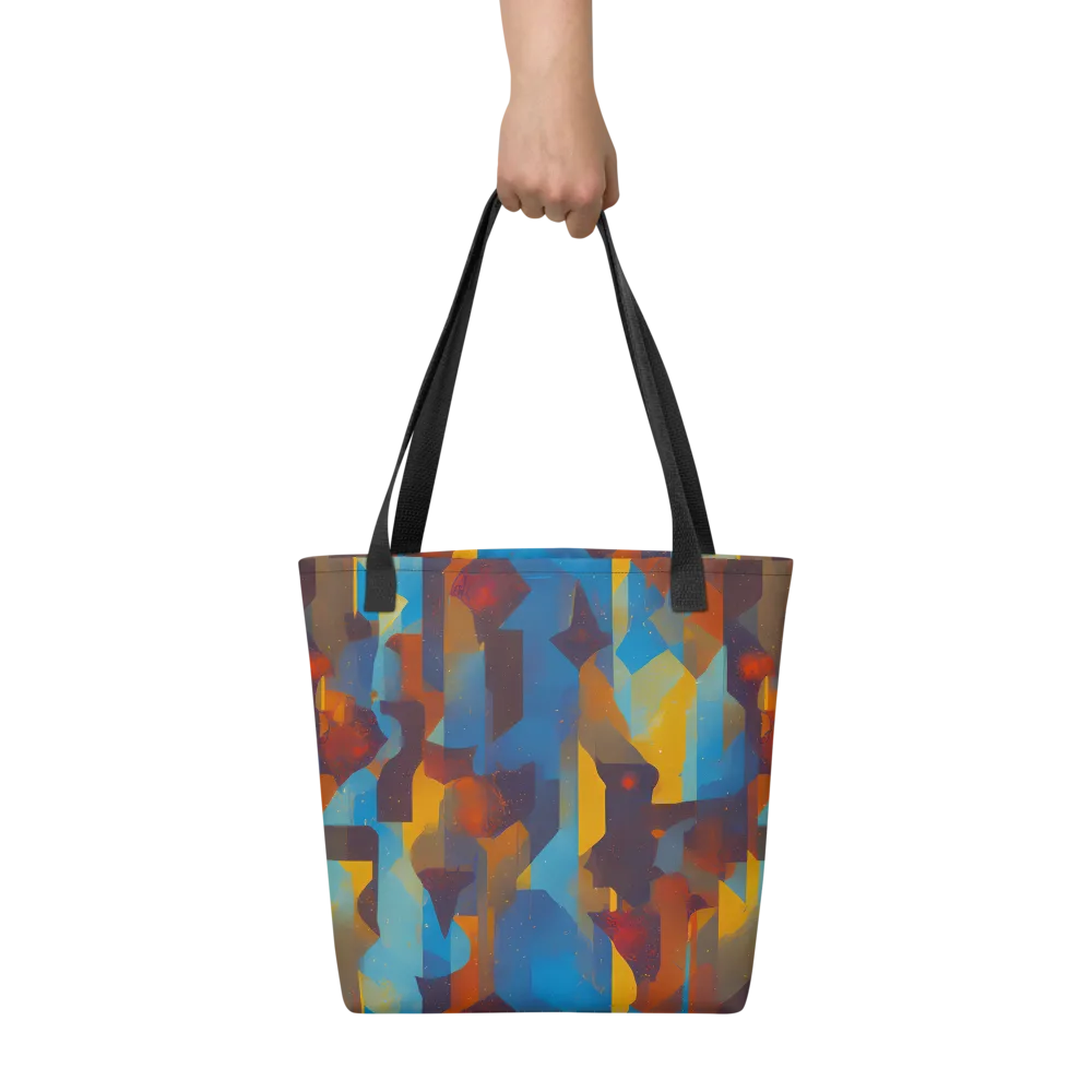Cubist Dusk on Tote Bag — Front