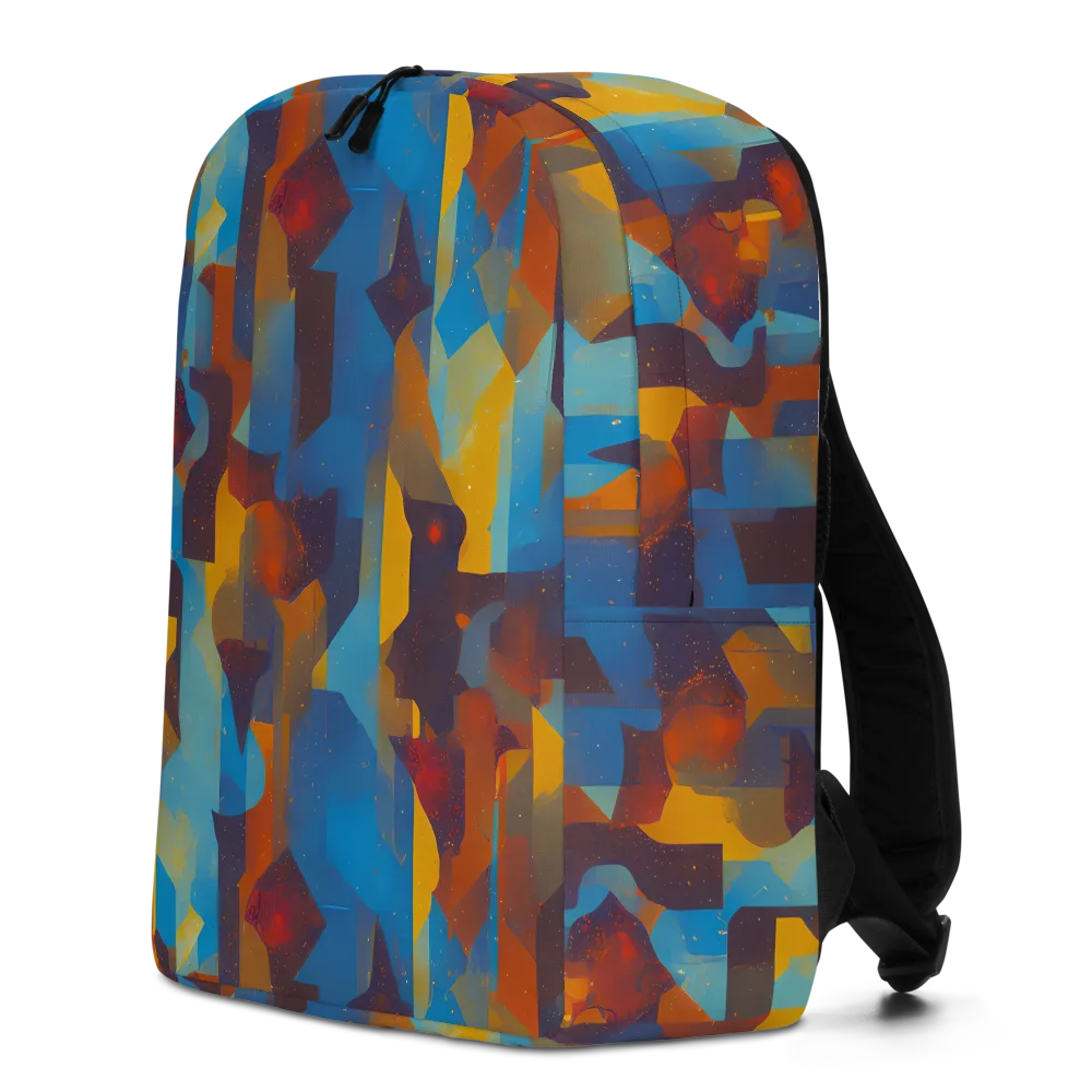 Cubist Dusk on Minimalist Backpack — Left