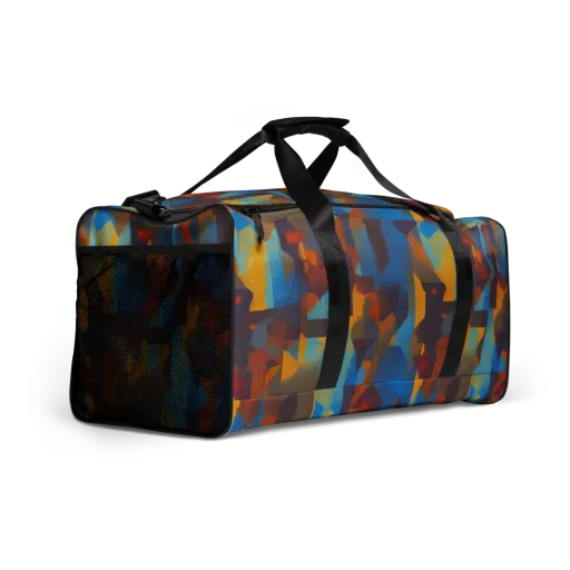 Cubist Dusk on a Duffle Bag
