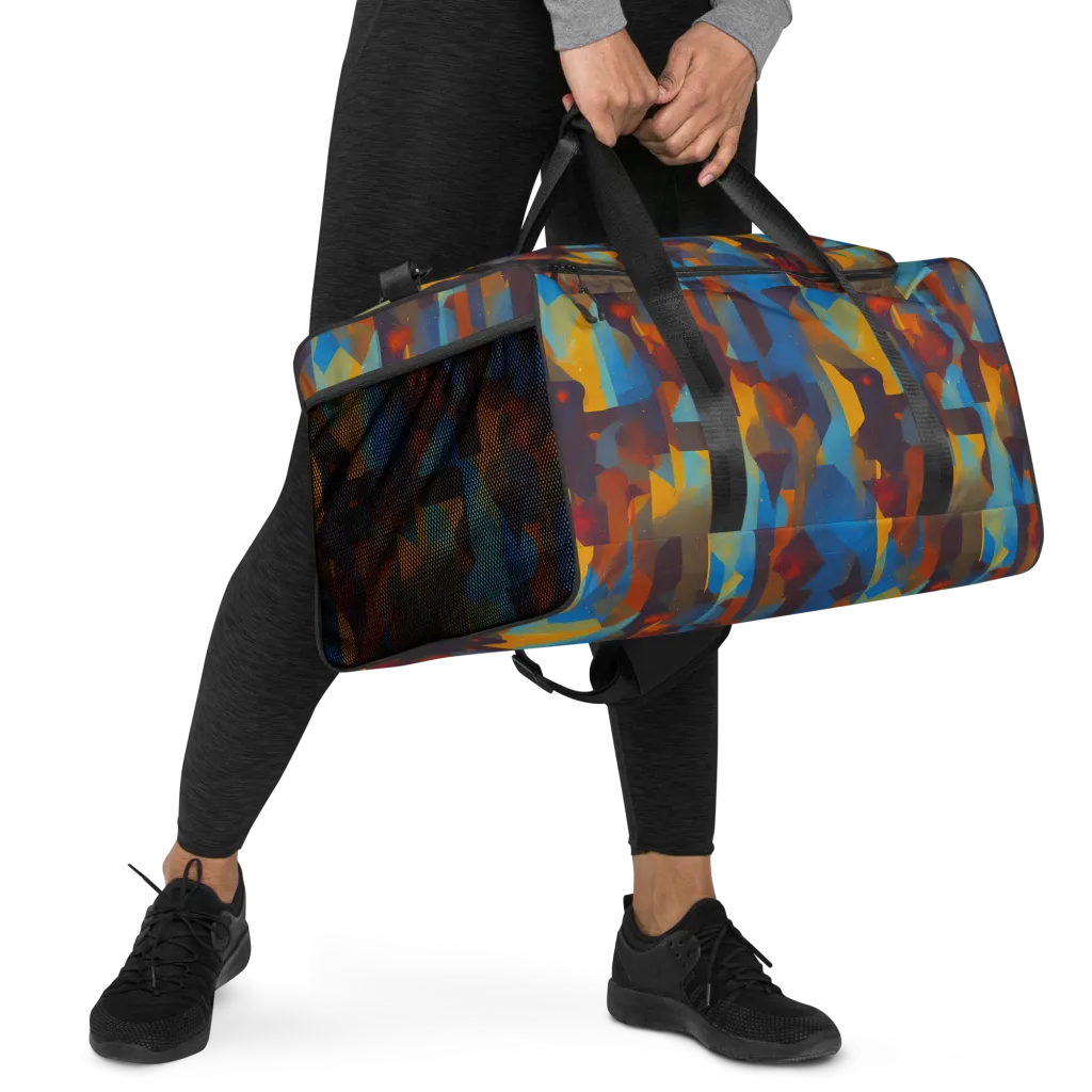 Cubist Dusk on Duffle Bag — Right Front