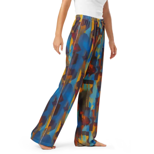 Cubist Dusk on a Women's Pajama Pants