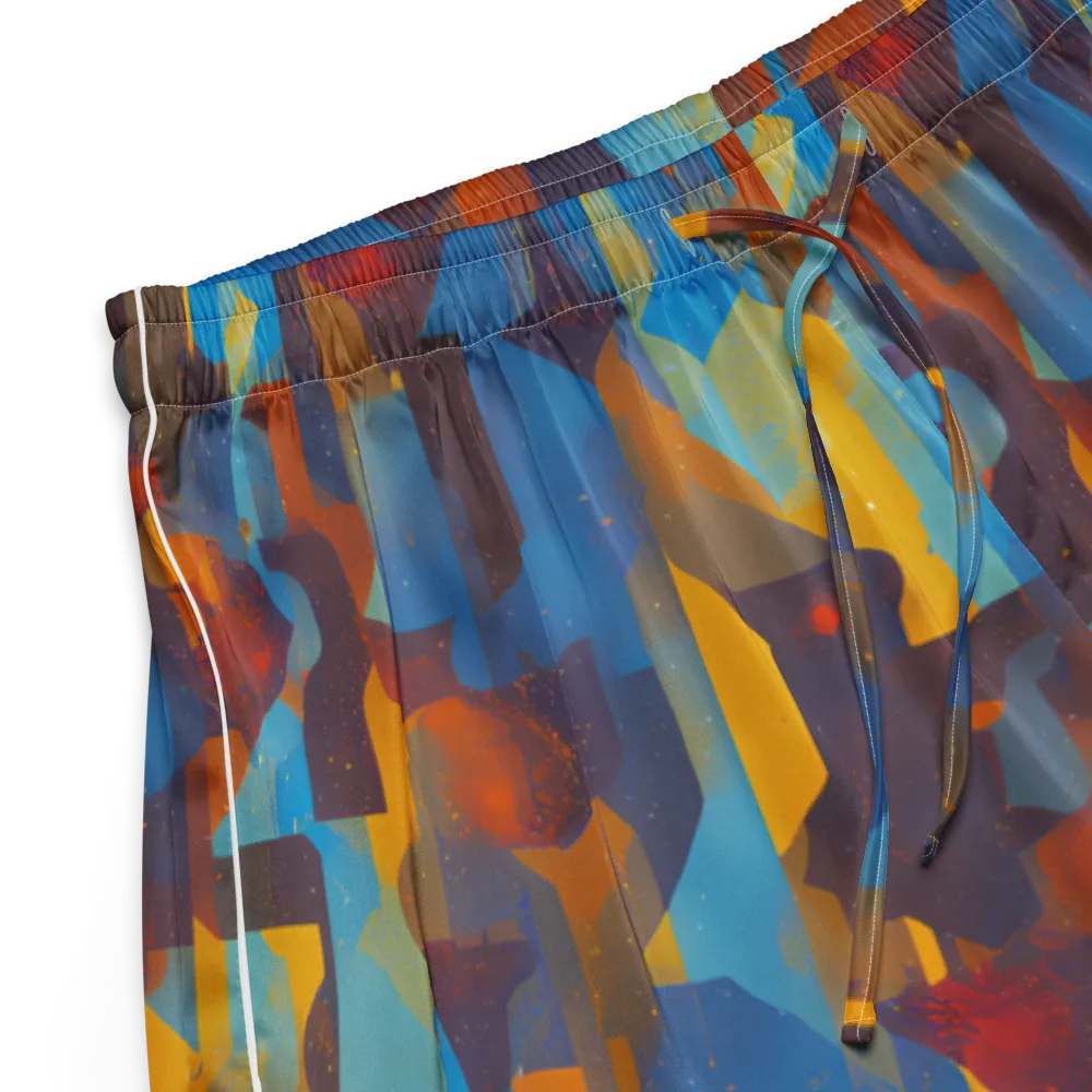 Cubist Dusk on Women's Pajama Shorts — Product details