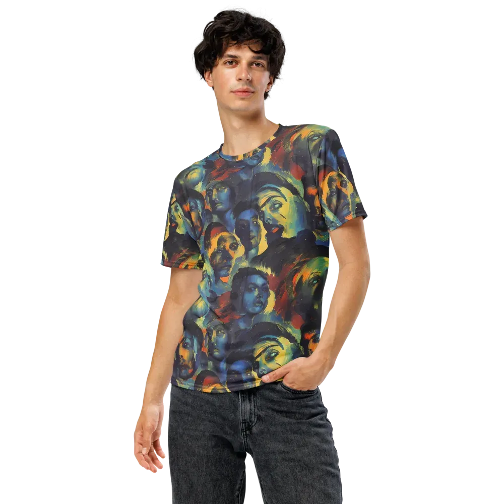 Vivid Visage on Men's Crew Neck T-Shirt — Front