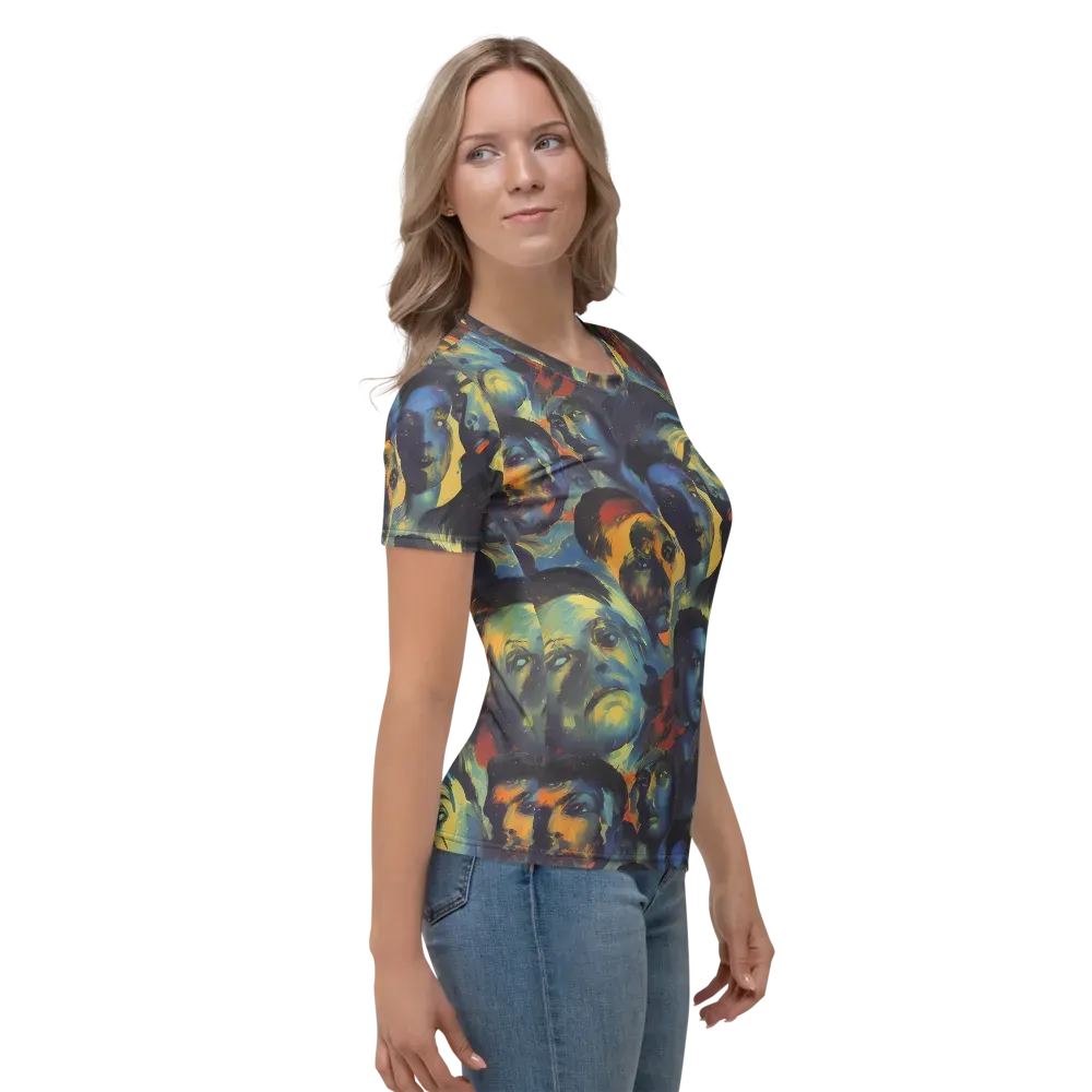 Vivid Visage on Women's Crew Neck T-Shirt — Right