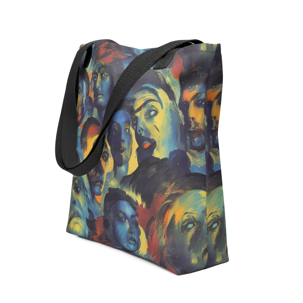 Vivid Visage on Tote Bag — Front